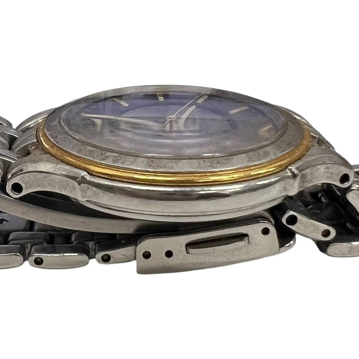 ◎中古品◎SEIKO セイコー DOLCE ドルチェ 腕時計 クオーツ ネイビー×ゴールド V181-OAC0 箱無 動作未確認 現状品 coI4606COA_画像8