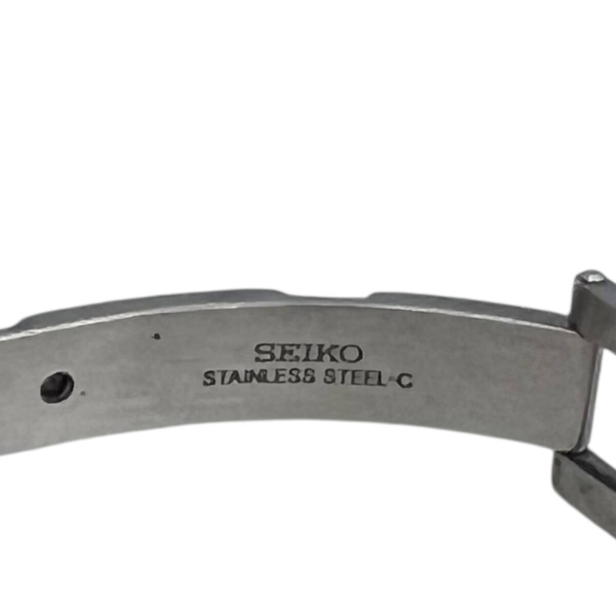 ◎中古品◎SEIKO セイコー DOLCE ドルチェ 腕時計 クオーツ ネイビー×ゴールド V181-OAC0 箱無 動作未確認 現状品 coI4606COA_画像9