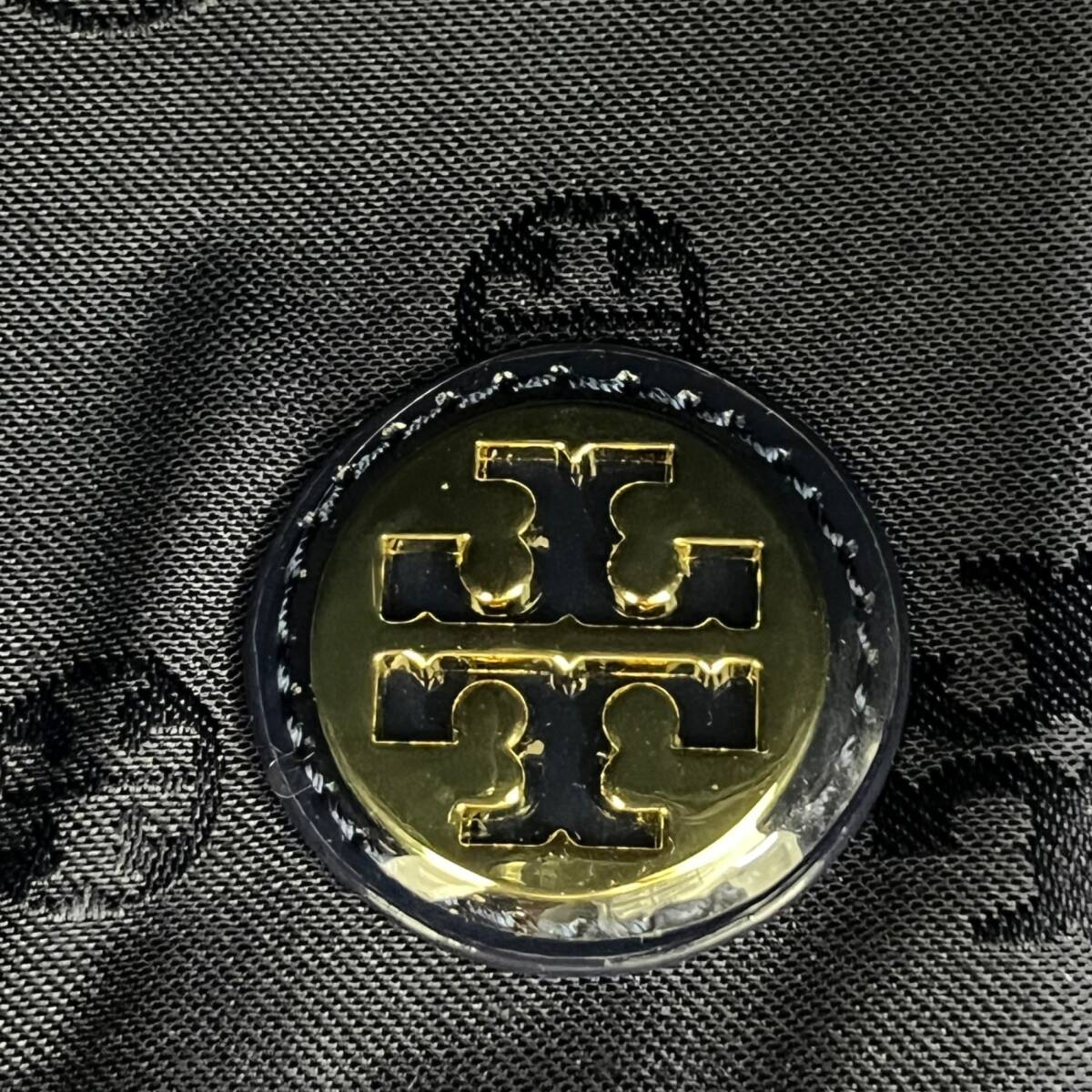 ◎未使用品◎ TORY BURCH トリバーチ トートバッグ エナメル ナイロン ロゴ ネイビー系 coHM5042COB_画像5