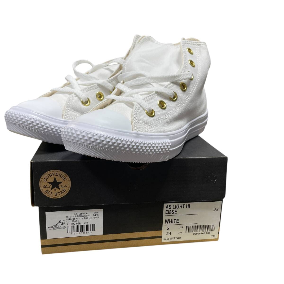 * не использовался товар * CONVERSE×earth music&ecology Converse × Earth Music & Ecology все Star 32995160 белый 24cm V11-5NC