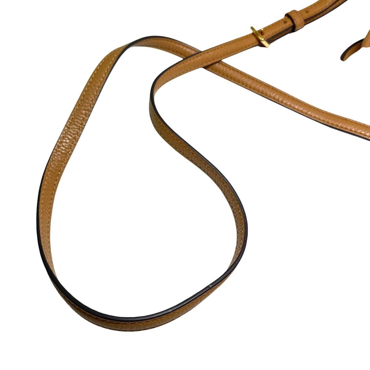 【美品】TORY BURCH/トリーバーチ 2WAY ミニボストン ショルダーバッグ キャメル系 レディース鞄(SME14233)_画像10