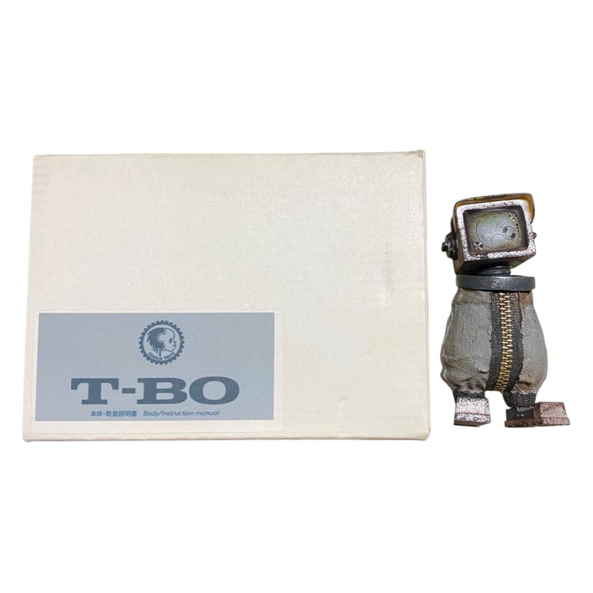 【未使用・難あり】 CHIKA TOYS チカトイズ T-BO ロボット レトロ 置物 オブジェ インテリア 箱有 W101091RG_画像1