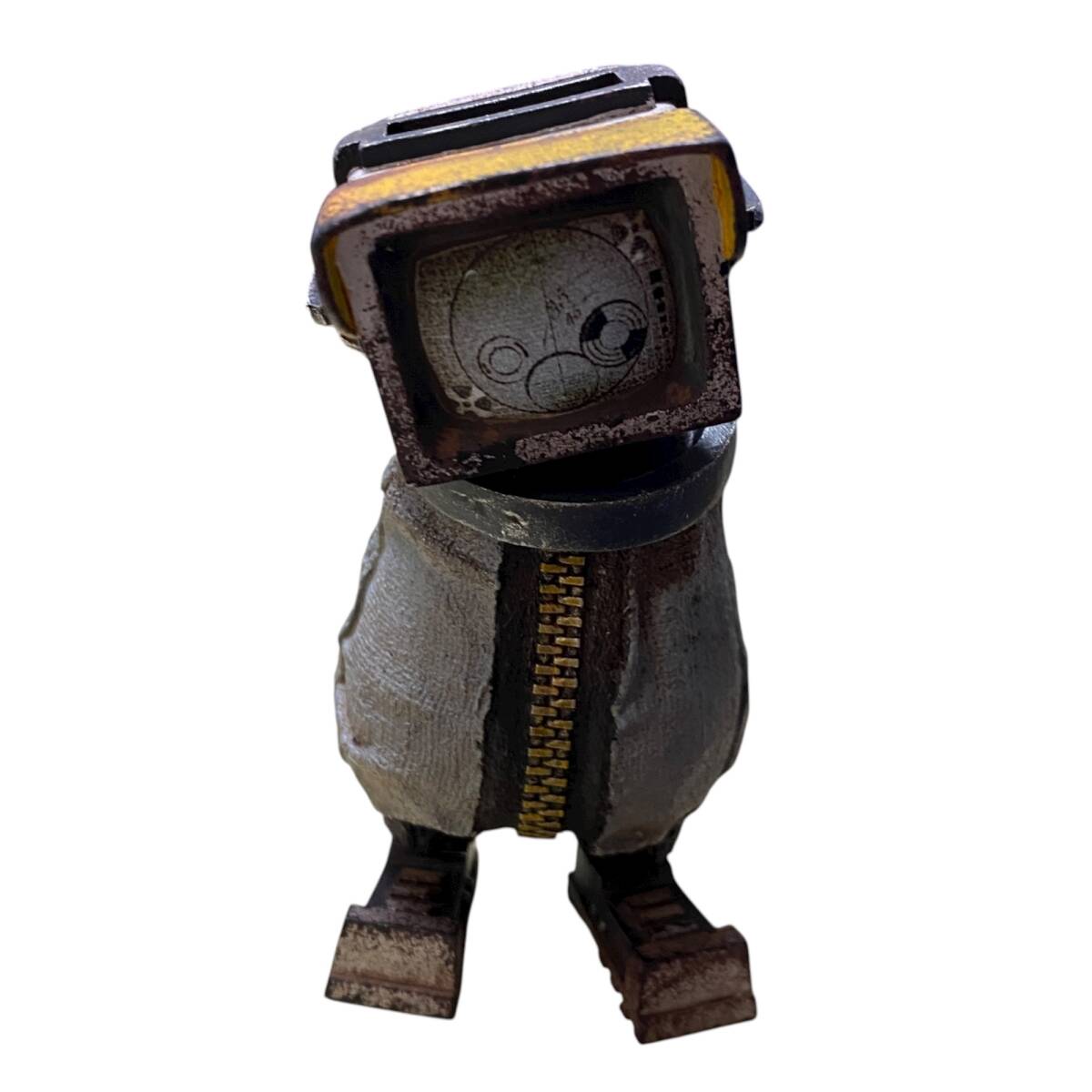 【未使用・難あり】 CHIKA TOYS チカトイズ T-BO ロボット レトロ 置物 オブジェ インテリア 箱有 W101091RG_画像3