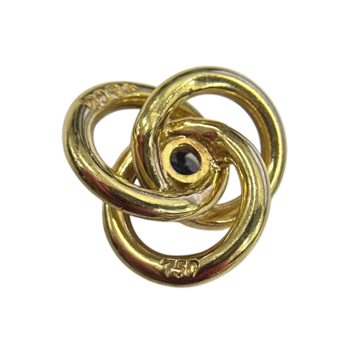 ◎中古品◎ Tiffany&CO. ティファニー 750 イエローゴールド サファイア ペンダントトップ レディース 石付き coHM6172COA_画像5