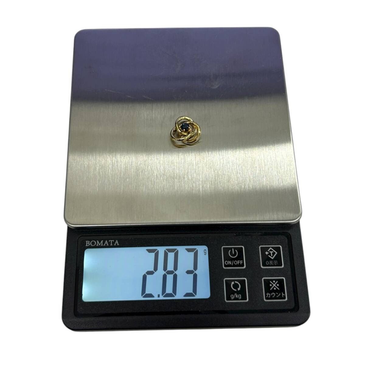 ◎中古品◎ Tiffany&CO. ティファニー 750 イエローゴールド サファイア ペンダントトップ レディース 石付き coHM6172COA_画像7