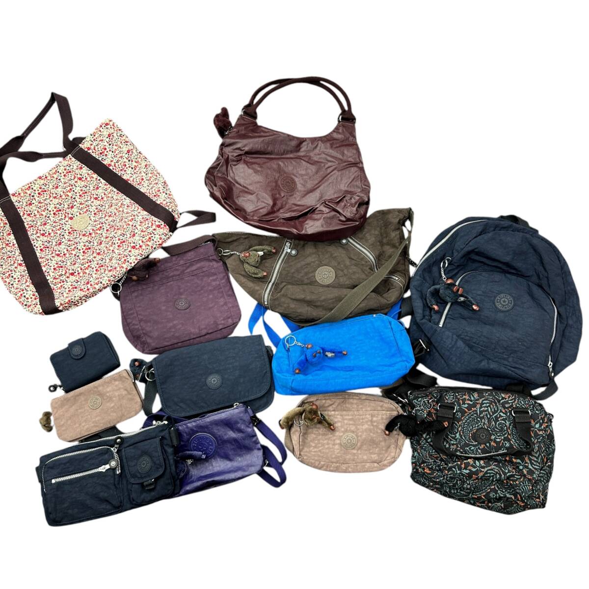 ◎中古品◎ Kipling キプリング トートバッグ ショルダーバッグ リュック バックパック 財布 13点 まとめ coHM5972COA_画像1