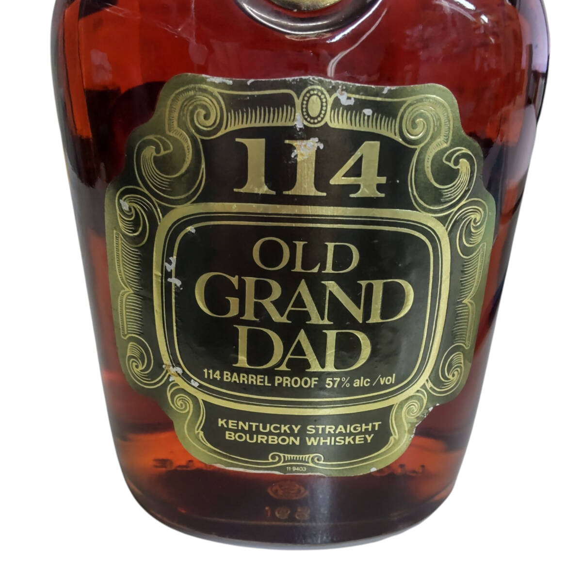 [ не . штекер ] OLD GRAND DAD Old gran dado114 750ml частотность 57% sake виски корпус только hiW20551RO
