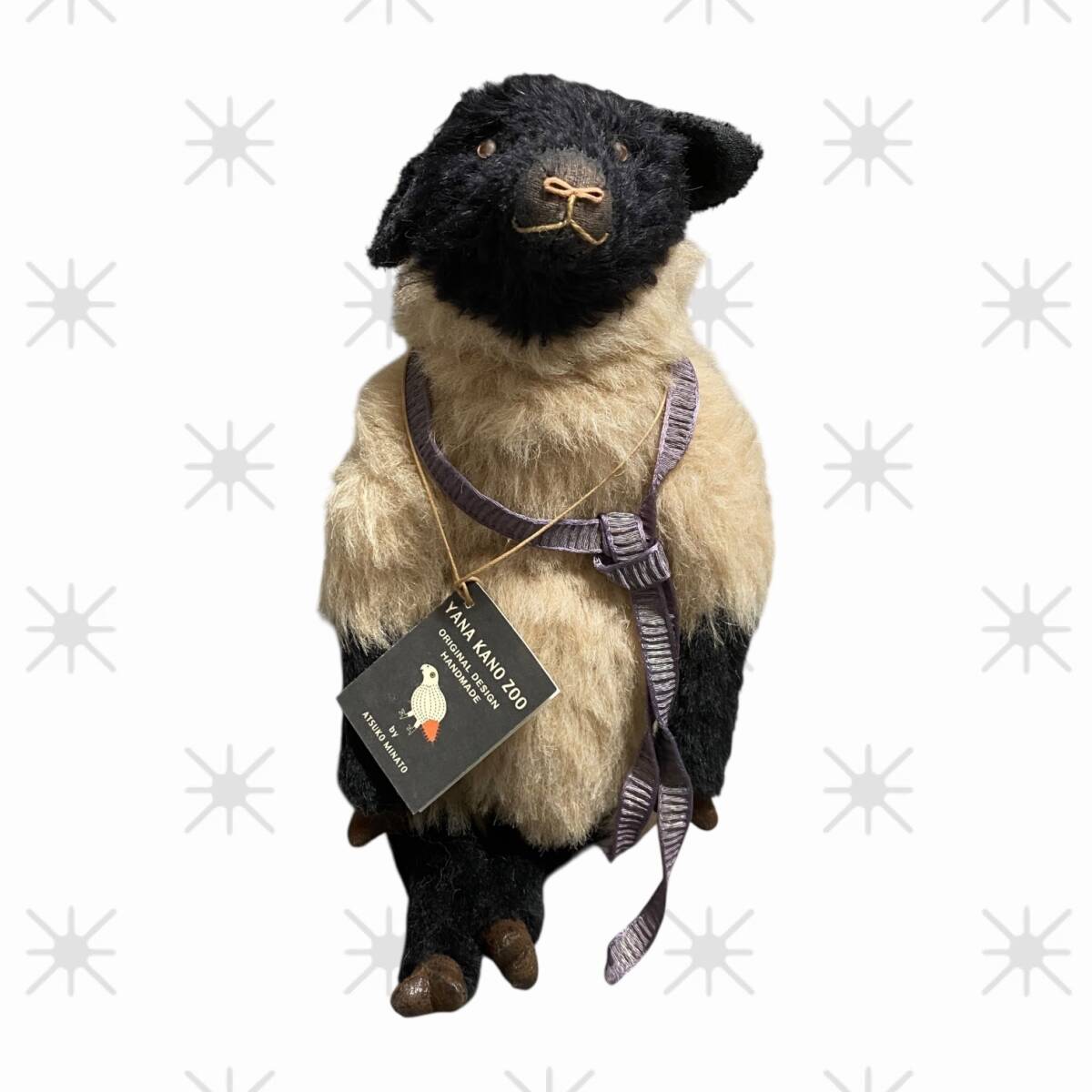 ☆保管品☆ テディベア 日本人作家 谷中の羊 ブラックフェイス サフォーク デザインフェスタ 2012 谷中のZOO 湊敦子 箱無 W101133RG_画像1