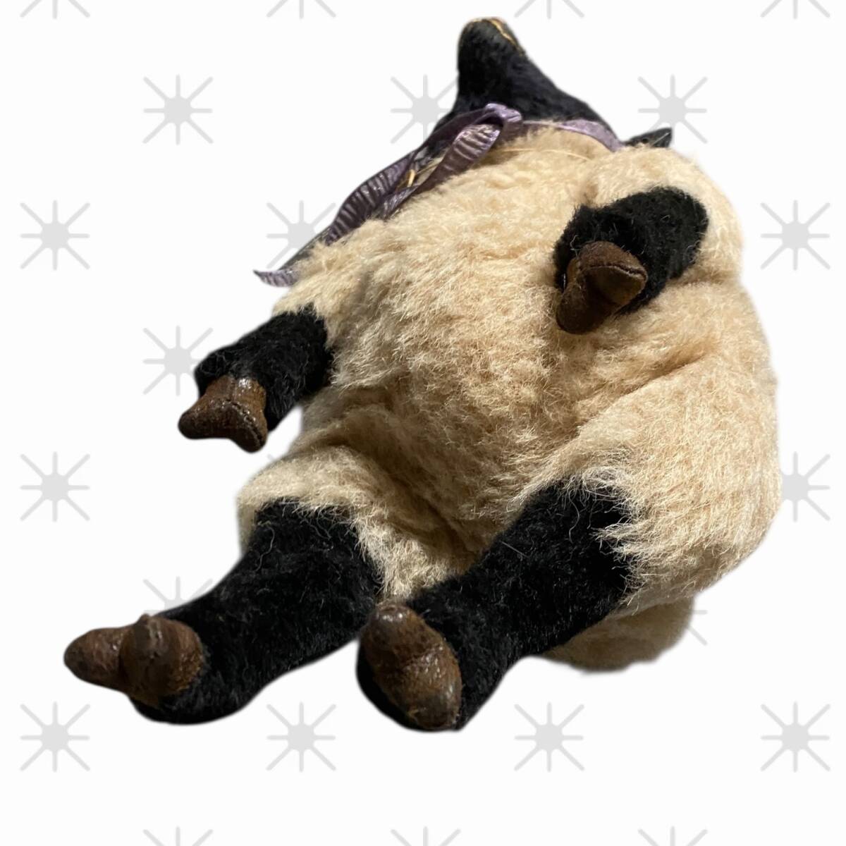 ☆保管品☆ テディベア 日本人作家 谷中の羊 ブラックフェイス サフォーク デザインフェスタ 2012 谷中のZOO 湊敦子 箱無 W101133RG_画像4