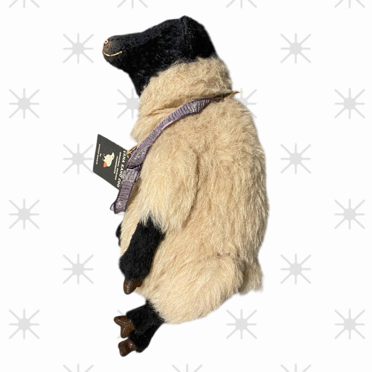 ☆保管品☆ テディベア 日本人作家 谷中の羊 ブラックフェイス サフォーク デザインフェスタ 2012 谷中のZOO 湊敦子 箱無 W101133RG_画像6