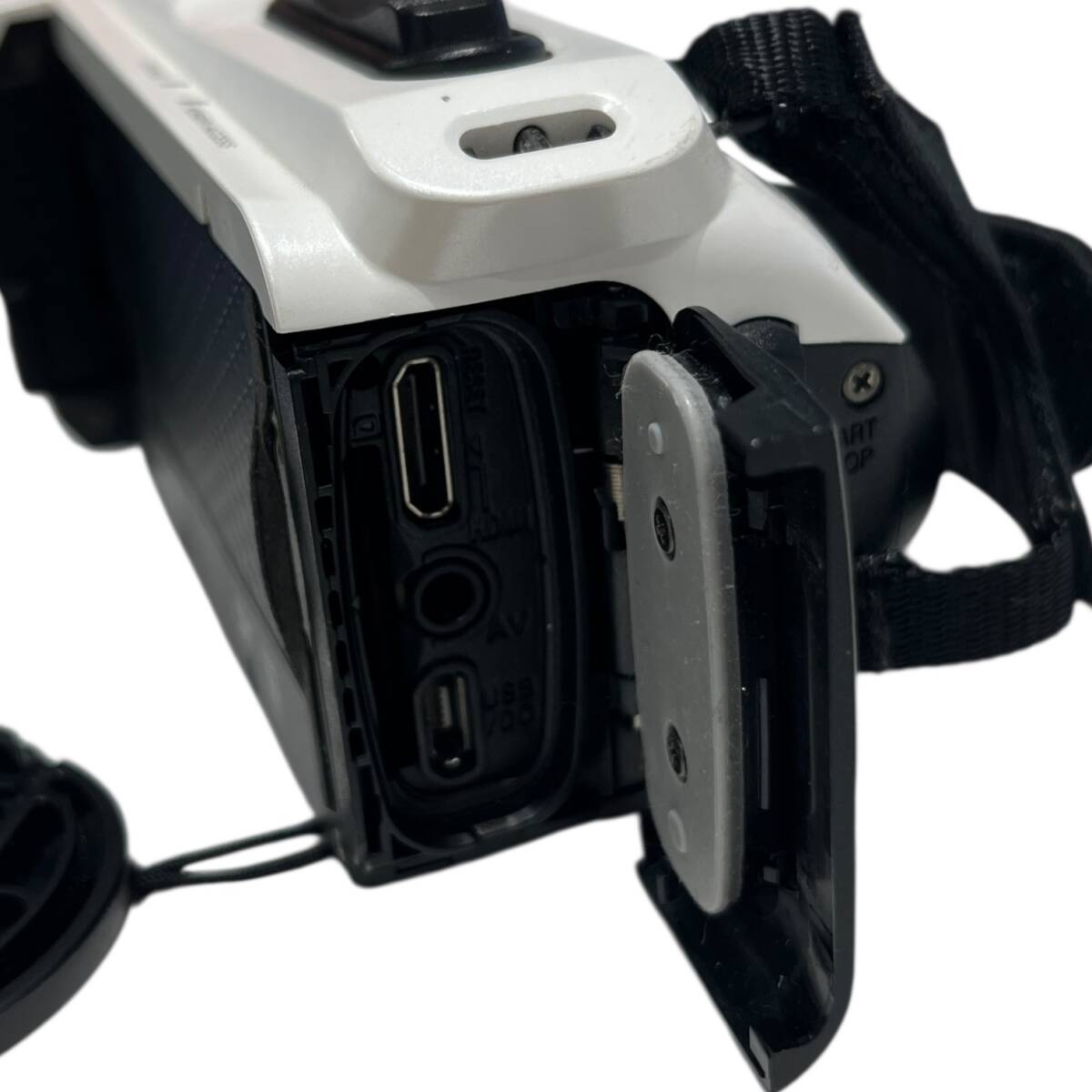 ■中古品■JVC ジェイブイシー EverioR GZ-R470 ビデオカメラ シャインホワイト 2018年製 初期化済 ZAH6313ZD_画像5