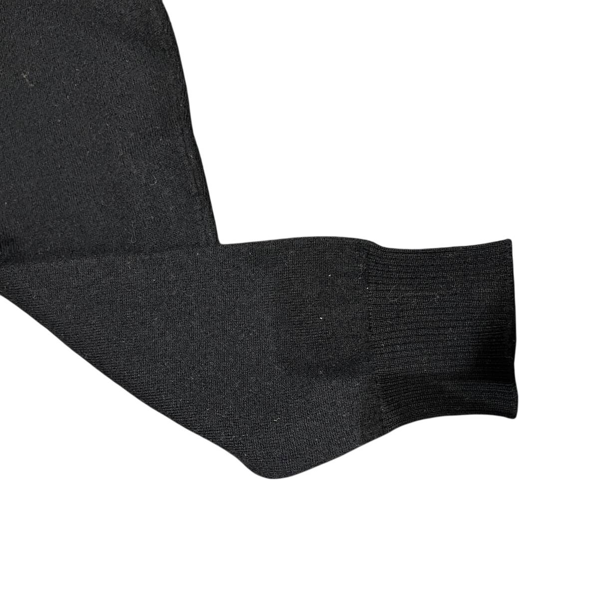 FENDI フェンディ ネックロゴジャガードニットセーター サイズ48 ブラック レディース 本体のみ ■中古品■ZKM6523ZD_画像6