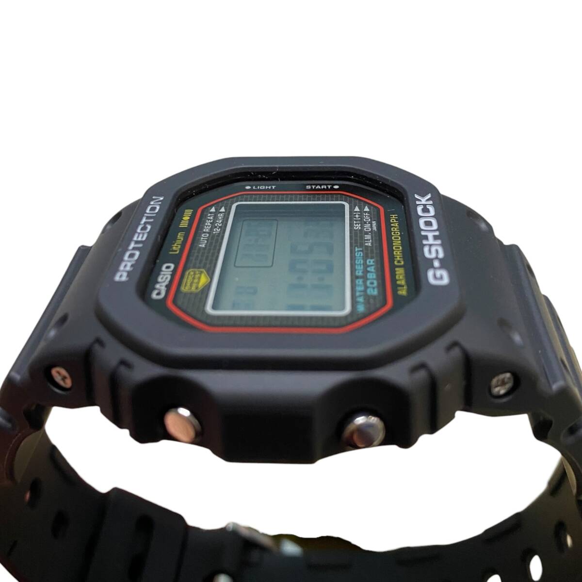 【中古品】CASIO カシオ G-SHOCK DW-5000R 樹脂バンド 初代G-SHOCK復刻モデル 保証書付き 箱有 KK101945RE_画像2