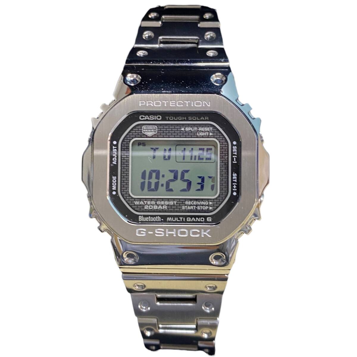 【中古品】CASIO カシオ G-SHOCK モノトーン フルメタル 腕時計 GMW-B5000BT-1JF 保証書付き 箱有 KK102094RE_画像1