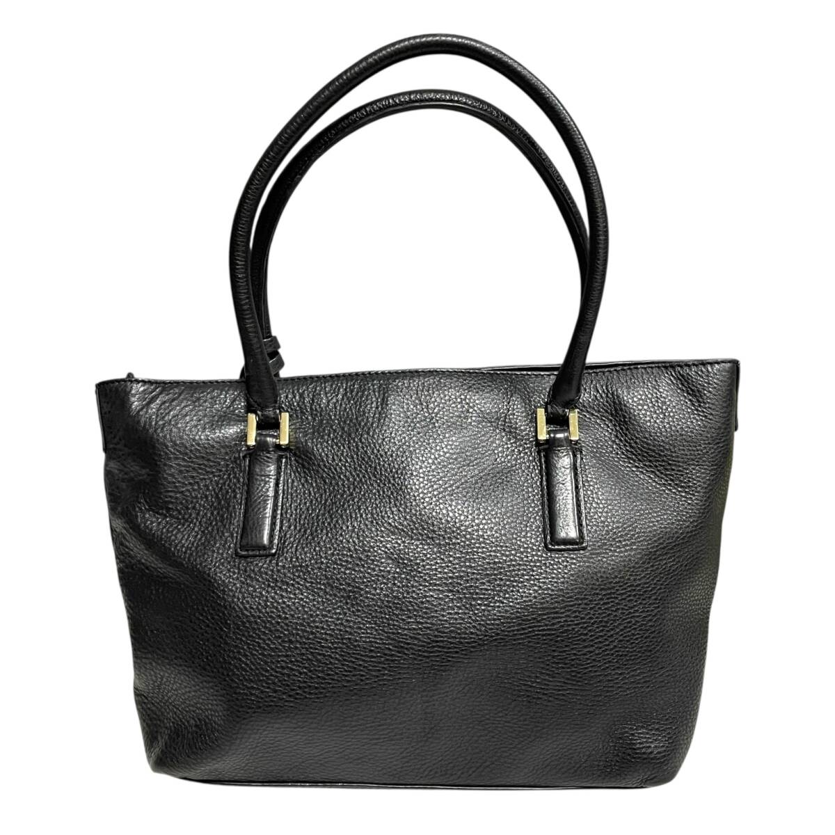 ◆中古品◆Tory Burch トリーバーチ レザー トートバッグ レディース ブラック タッセルバッグ ハンドバッグ Q82103NC_画像2