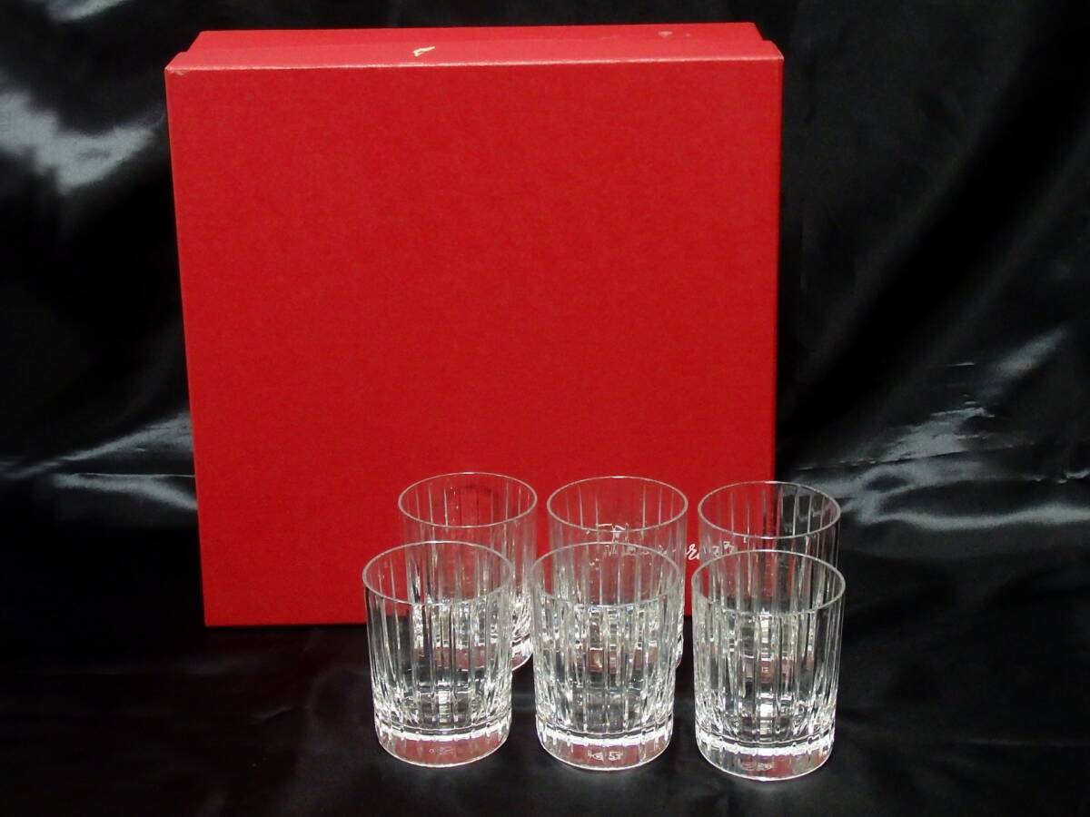 ★中古★Baccarat バカラ ロックグラス 6客 セット 箱付き / OFG63511O_画像1