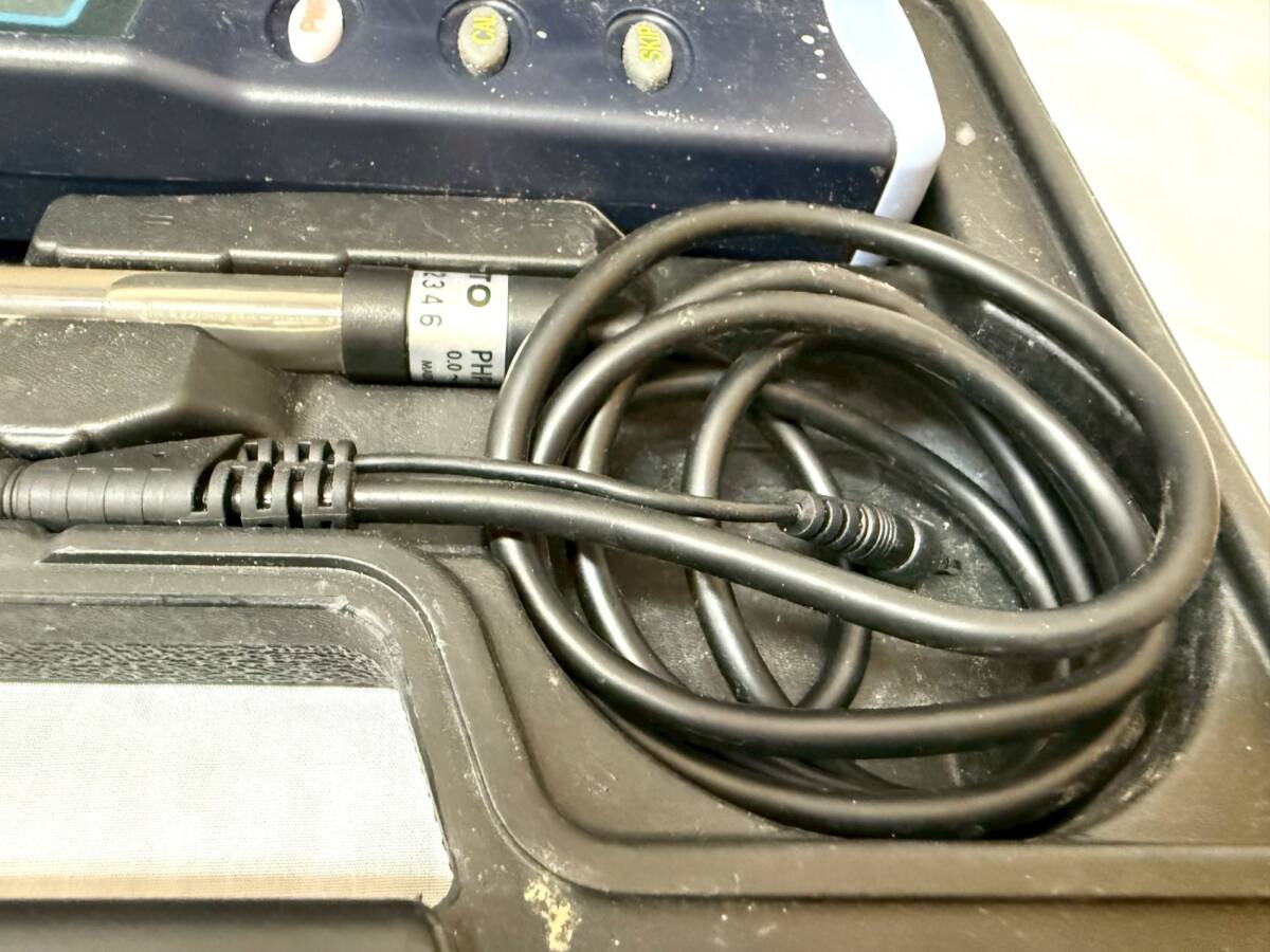 【 動作未確認 】 SATO ハンディ型pH計 SK-620PHⅡ 測定器 ISSM6377S_画像7