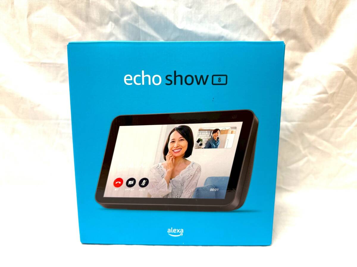 【 未使用 】 Amazon echo show 8 ブラック 第2世代 8インチHD スマートディスプレイ ISSM5953S_画像4