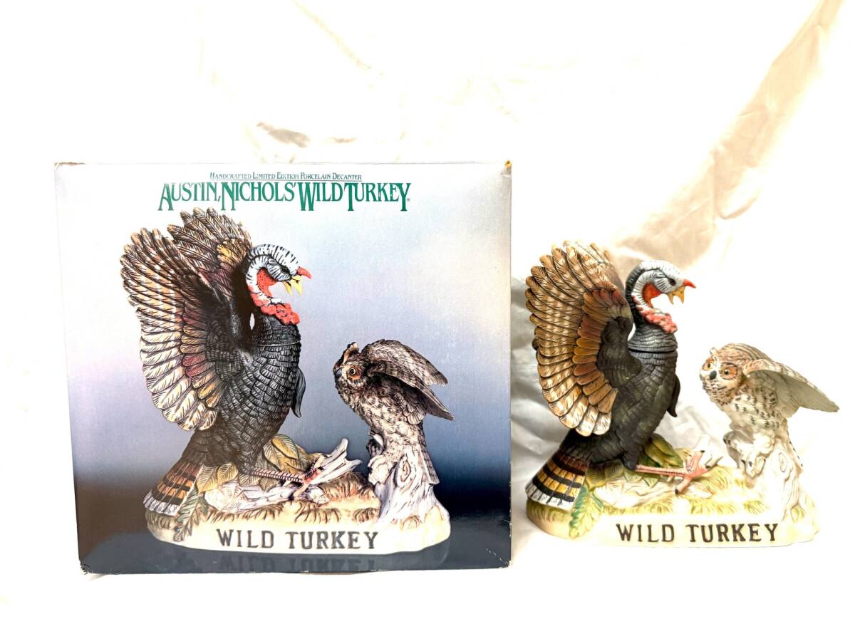 [ не . штекер * включение в покупку не возможно ] WILD TURKEY wild ta- ключ Bourbon индюк . сова 750ml 50.5% с коробкой ISSM3386S