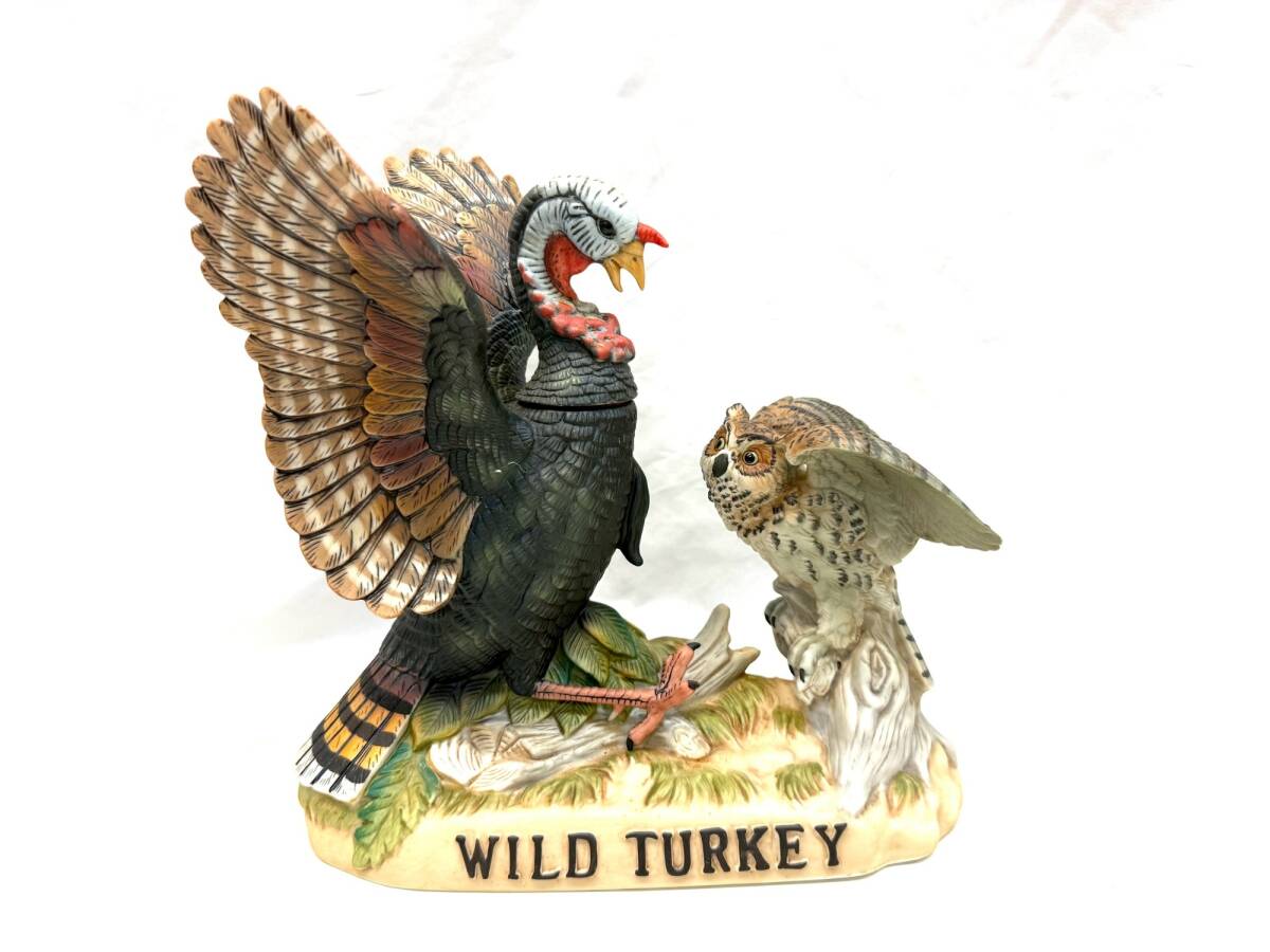 [ не . штекер * включение в покупку не возможно ] WILD TURKEY wild ta- ключ Bourbon индюк . сова 750ml 50.5% с коробкой ISSM3386S