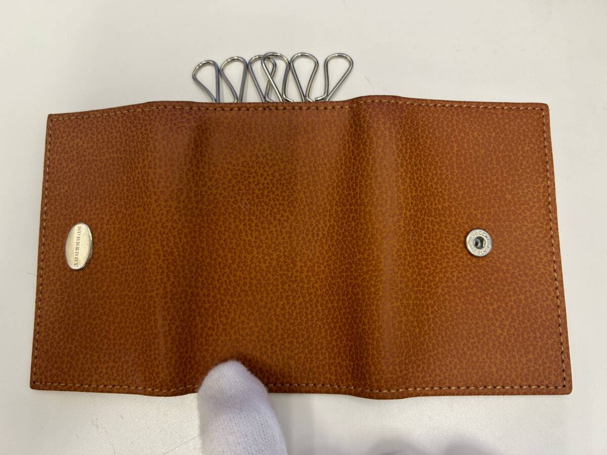 【付属品有】BURBERRY バーバリー 6連キーケース レザー 鍵入れ ブラウン系（FTH1064）_画像3
