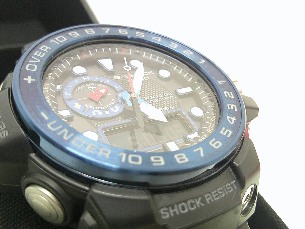 ☆中古品☆ CASIO カシオ G-SHOCK GULFMASTER 腕時計 電波ソーラー GWN-1000B-1BJF ガルフマスター KNK824H_画像9