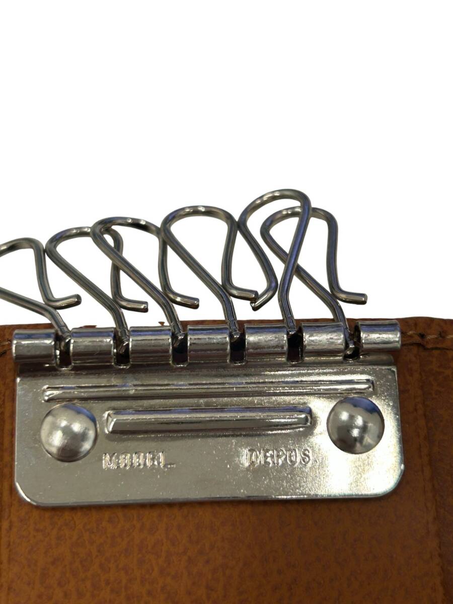 【付属品有】BURBERRY バーバリー 6連キーケース レザー 鍵入れ ブラウン系（FTH1064）_画像5