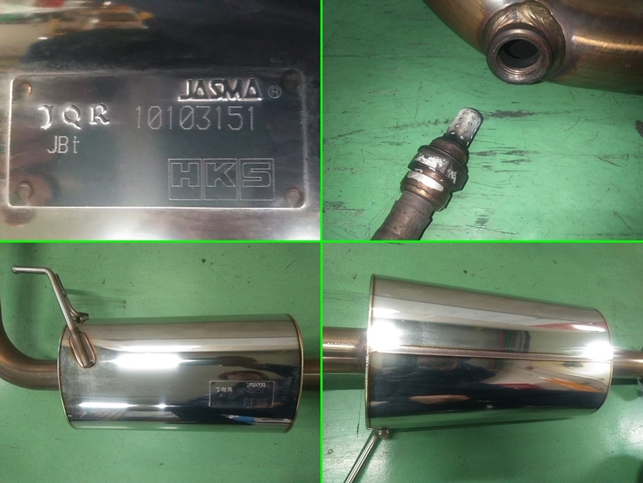 【個人宅配達不可】 L880K コペン HKS リーガマックス スポーツ マフラー フルエキゾースト(P25358)_画像4