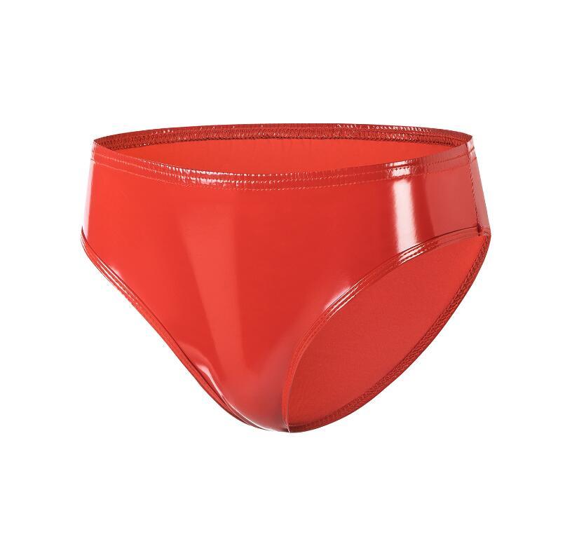 YT0619　 レディースショートパンツ☆ 　可愛い　　大人sexy　　　合皮　☆　素敵　　無地　　赤_画像1