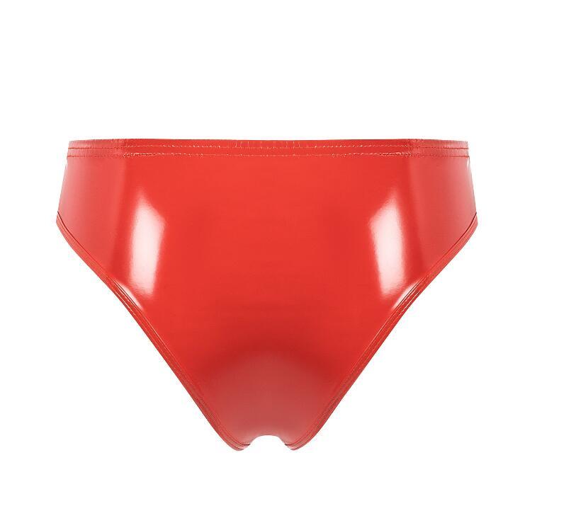 YT0619　 レディースショートパンツ☆ 　可愛い　　大人sexy　　　合皮　☆　素敵　　無地　　赤_画像2