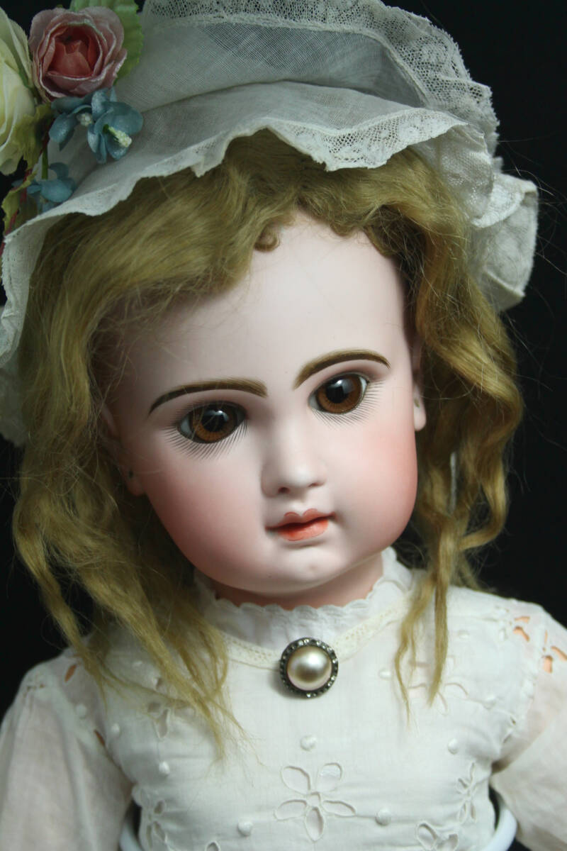 ◎アンティークジュモー　ビスクドール　クローズドマウス　フランス　人形　◎送料無料_画像3