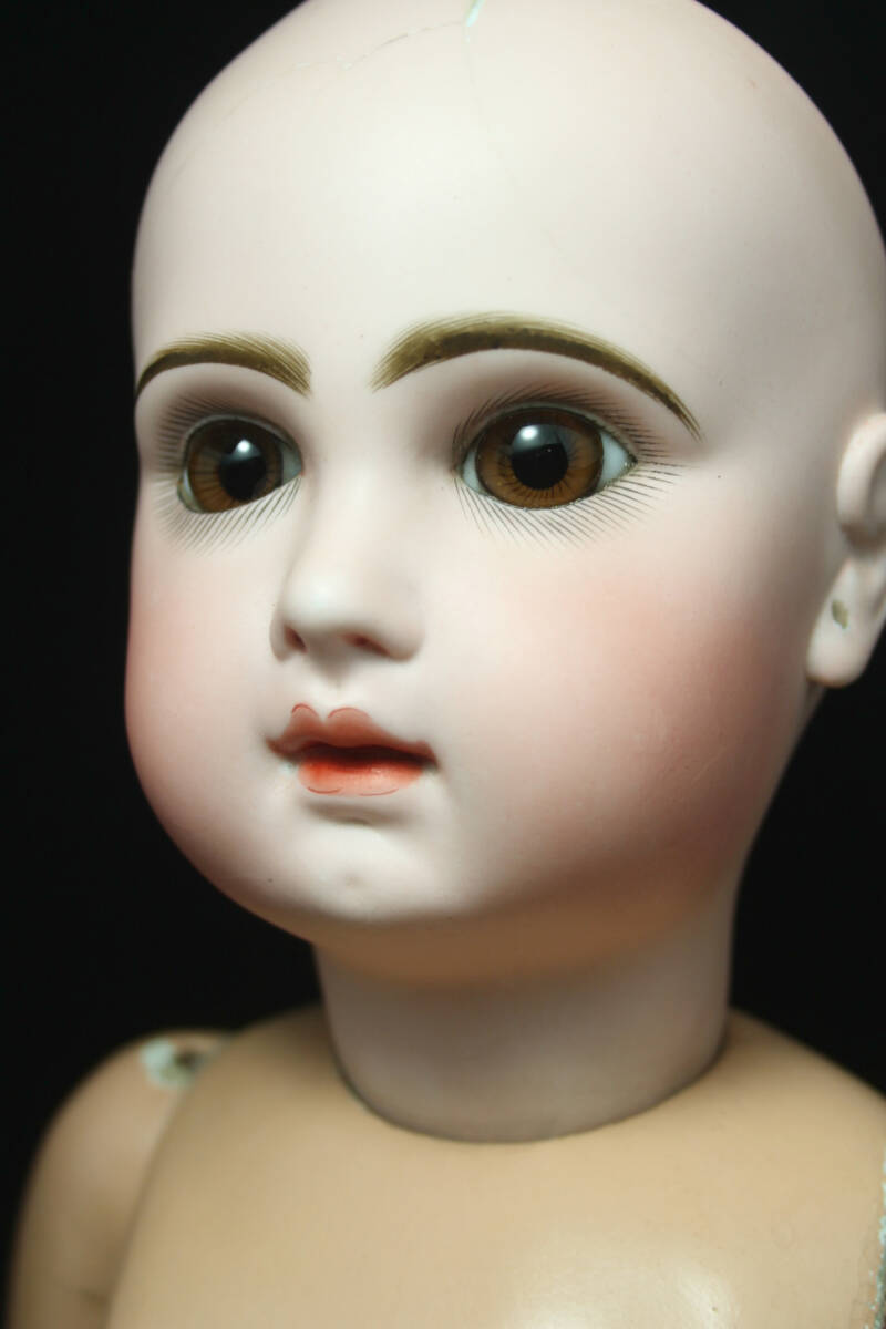 ◎アンティークジュモー　ビスクドール　クローズドマウス　フランス　人形　◎送料無料_画像8