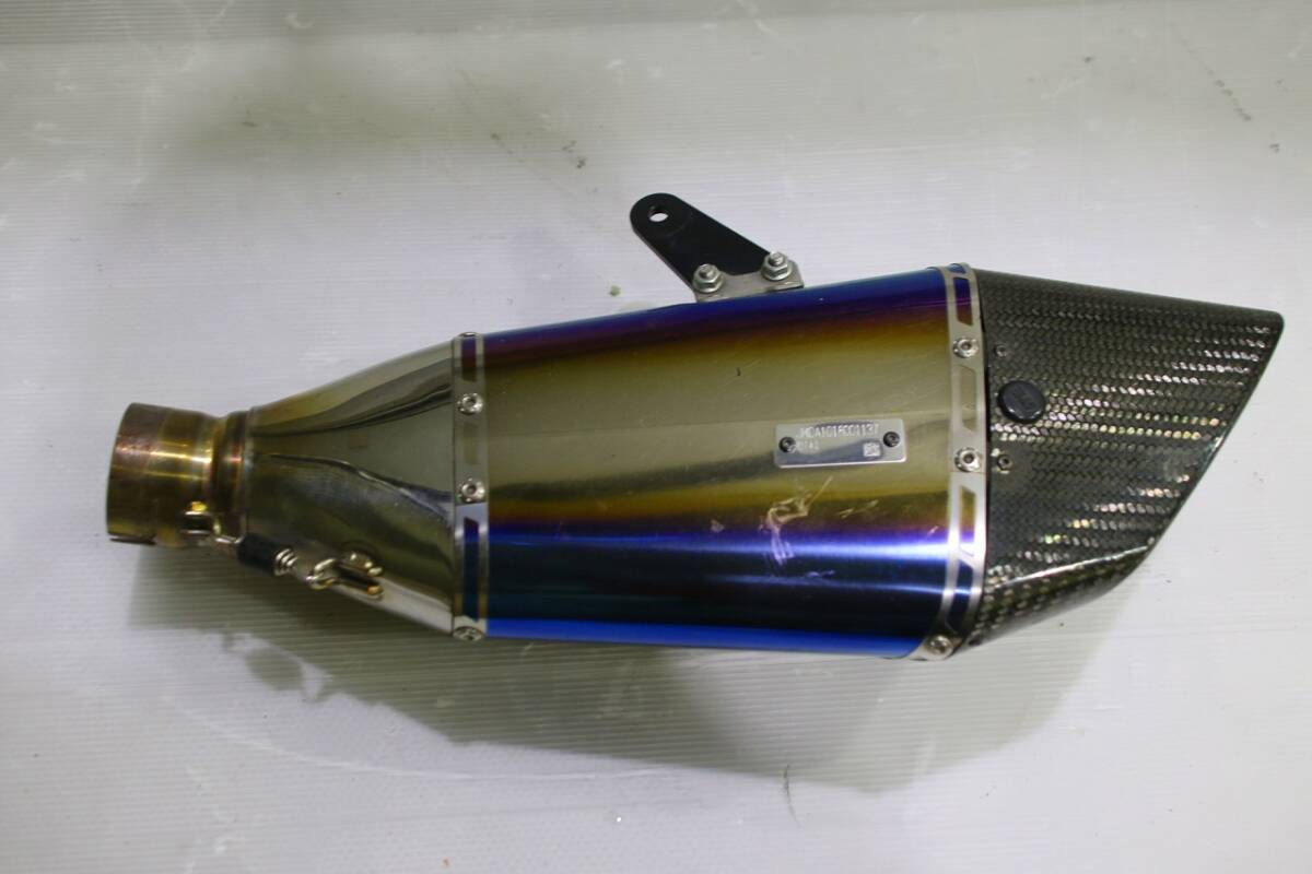 GSX-R1000 Slip-On R-11Sq サイクロン EXPORT SPEC 政府認証 中古 JMCA1018001137_画像4