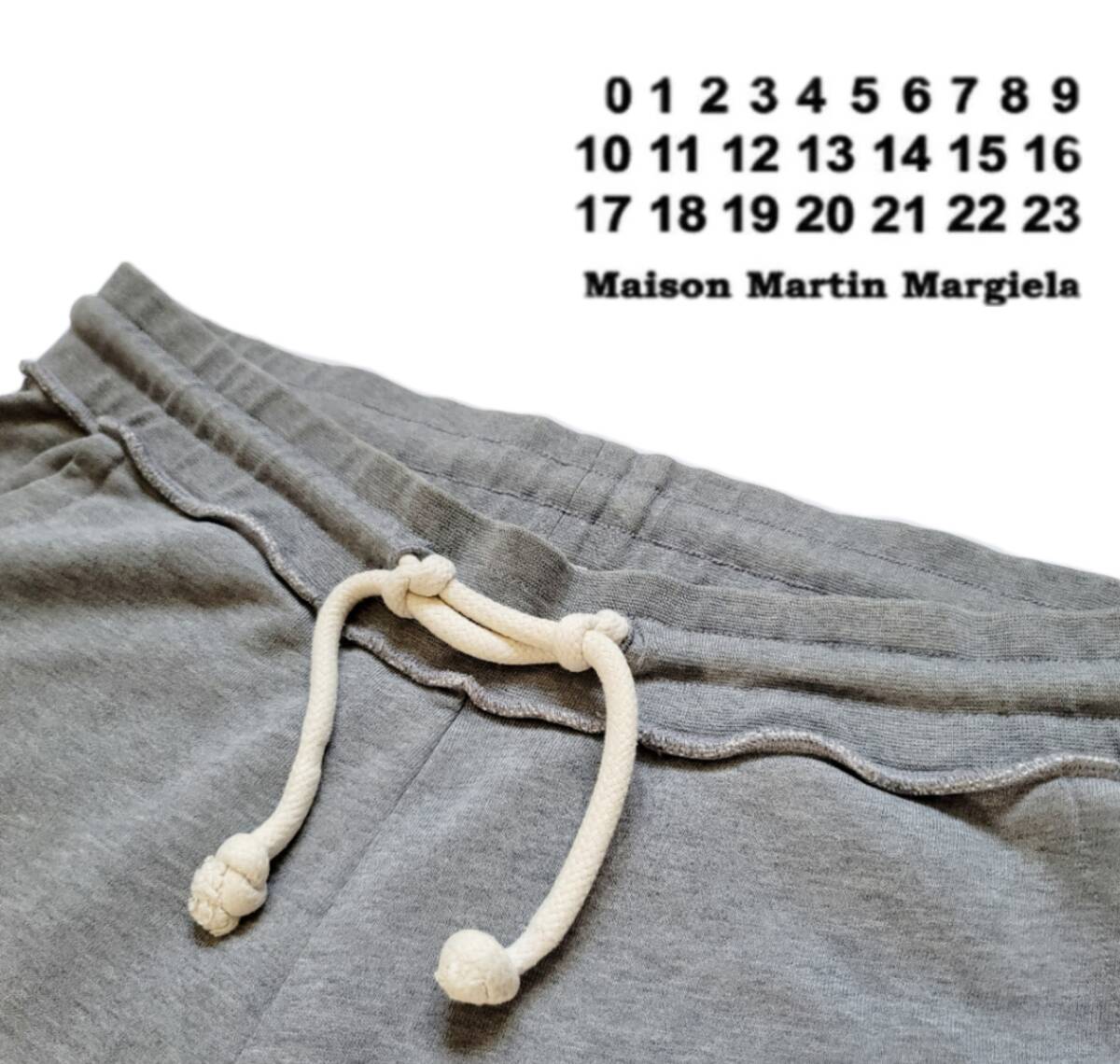 ◆ Maison Margiela ◆ マルジェラ ◆ スウェットパンツ　ステレオタイプ 48　STEREOTYPE　コットン ジョガーパンツ　メンズ　グレー_画像7