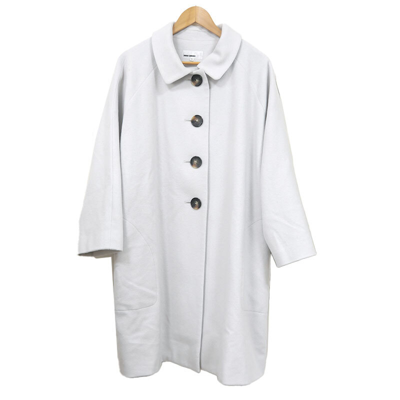 ジュンコシマダ ウールロングコート サイズ38 グレー_画像2