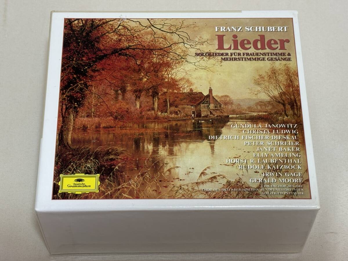廃盤 8CD 日本語対訳付き◇シューベルト 歌曲集(完全限定盤)/ムーア◇DM_画像1