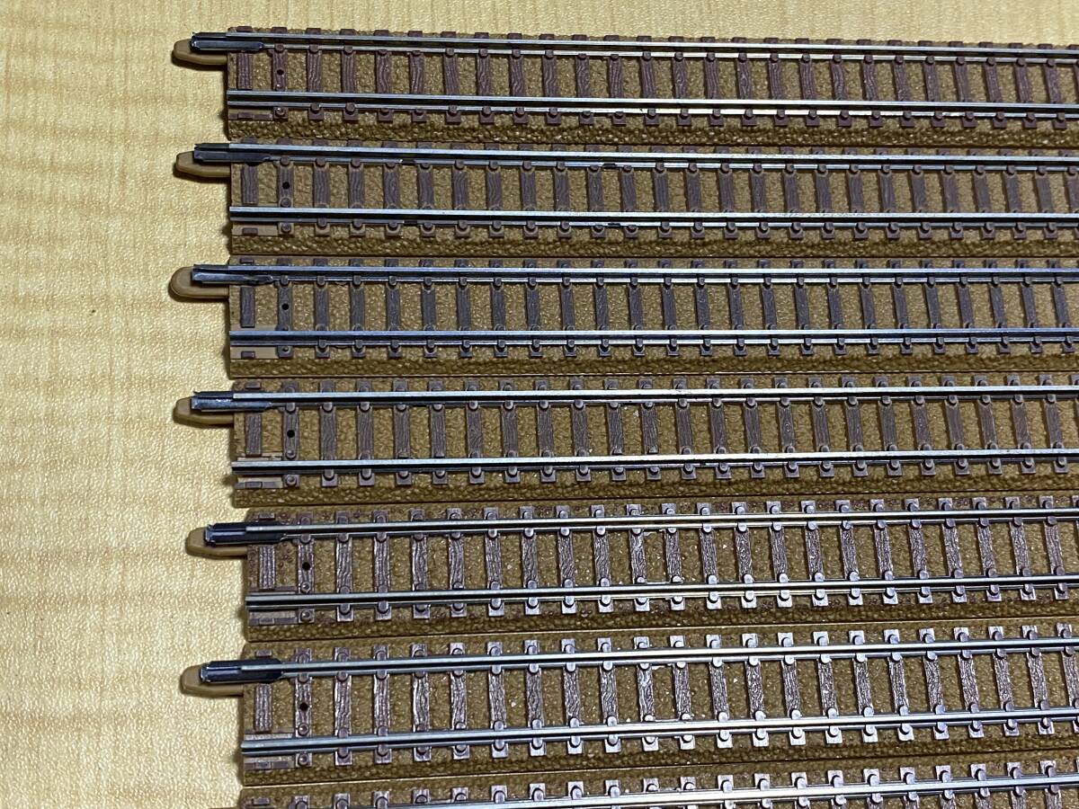 TOMIX 1002 ストレート 直線 線路 S280 茶色 11本セット_画像3