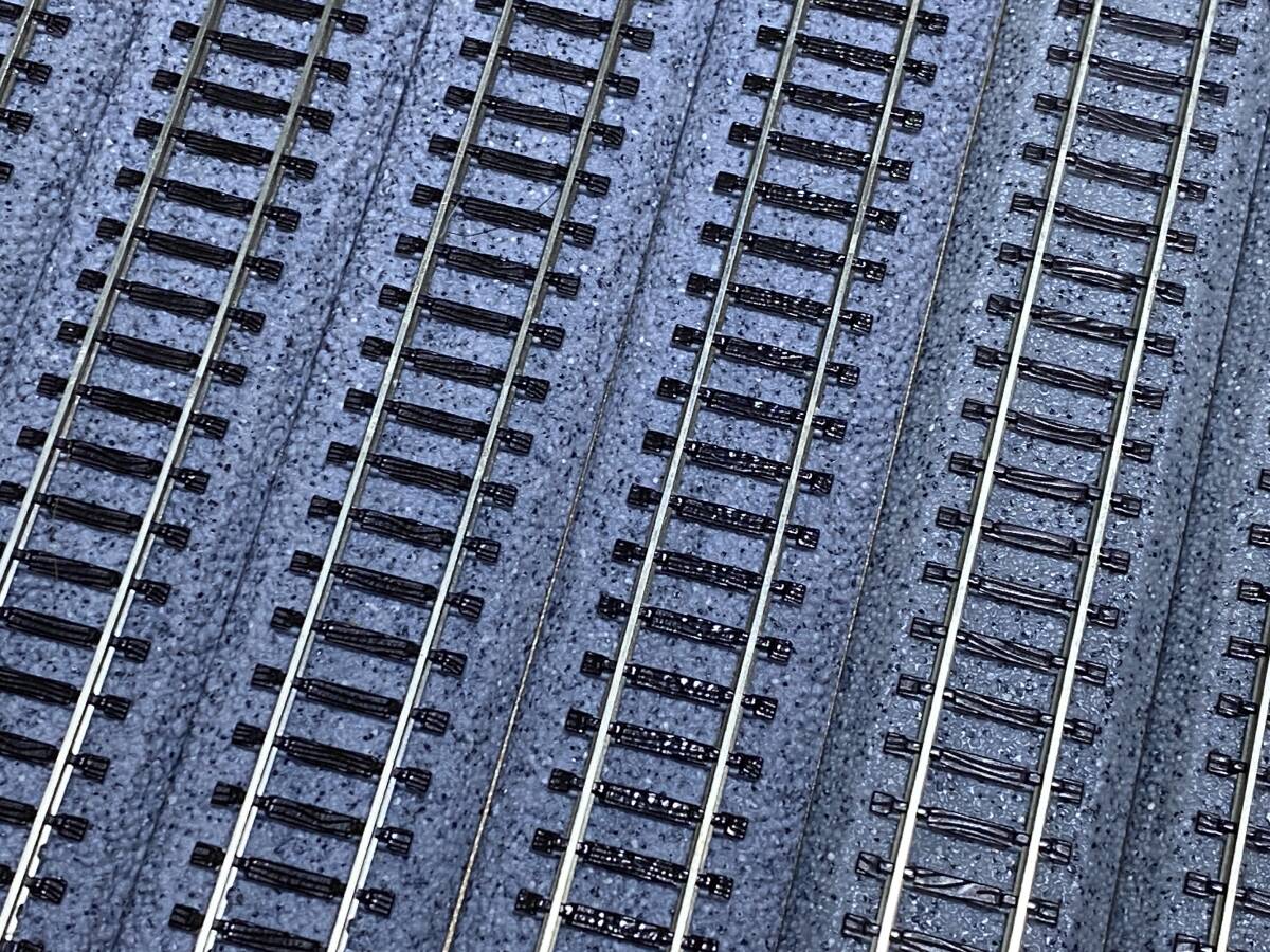 KATO ユニトラック 灰色 S248 直線 ストレートレール 12本セット_画像8