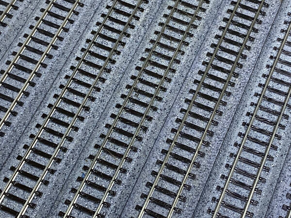 KATO ユニトラック 灰色 S248 直線 ストレートレール 12本セット_画像7
