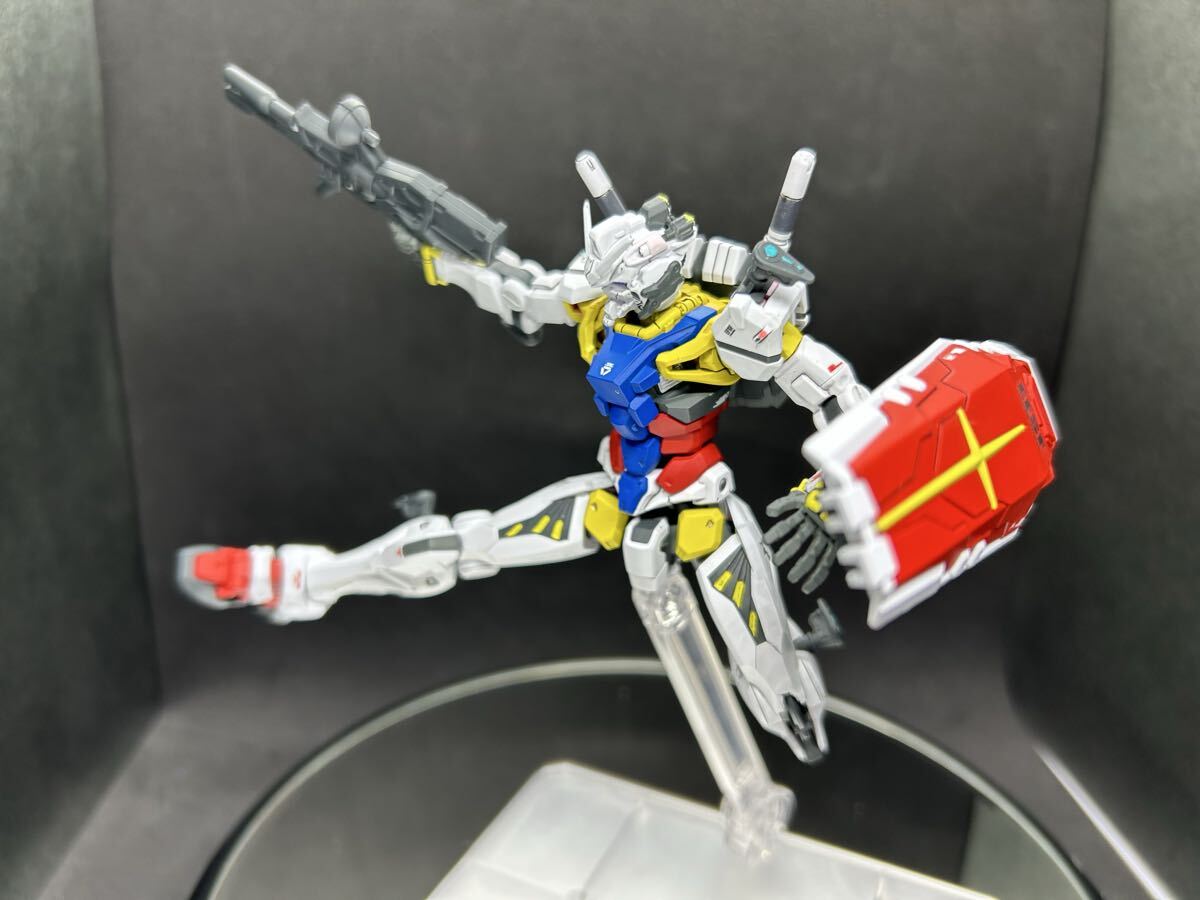 【全塗装】白いガンダム風塗装 HG 1/144 赤いガンダム 完成品 HG ガンプラ GQuuuuuuX 白いガンダム 全塗装 ガンダム バンダイ_画像7