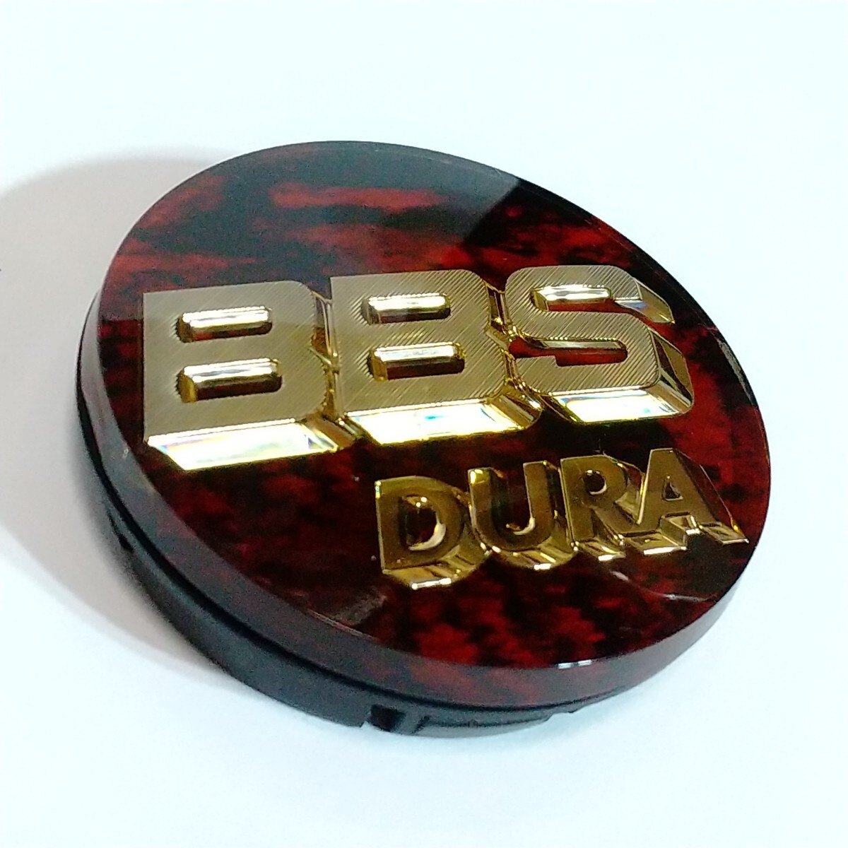 美品 正規品 BBS センターキャップ DURA 56mm 56 24 012 茶木目 ゴールド文字 2枚セット MADE IN JAPAN _画像4
