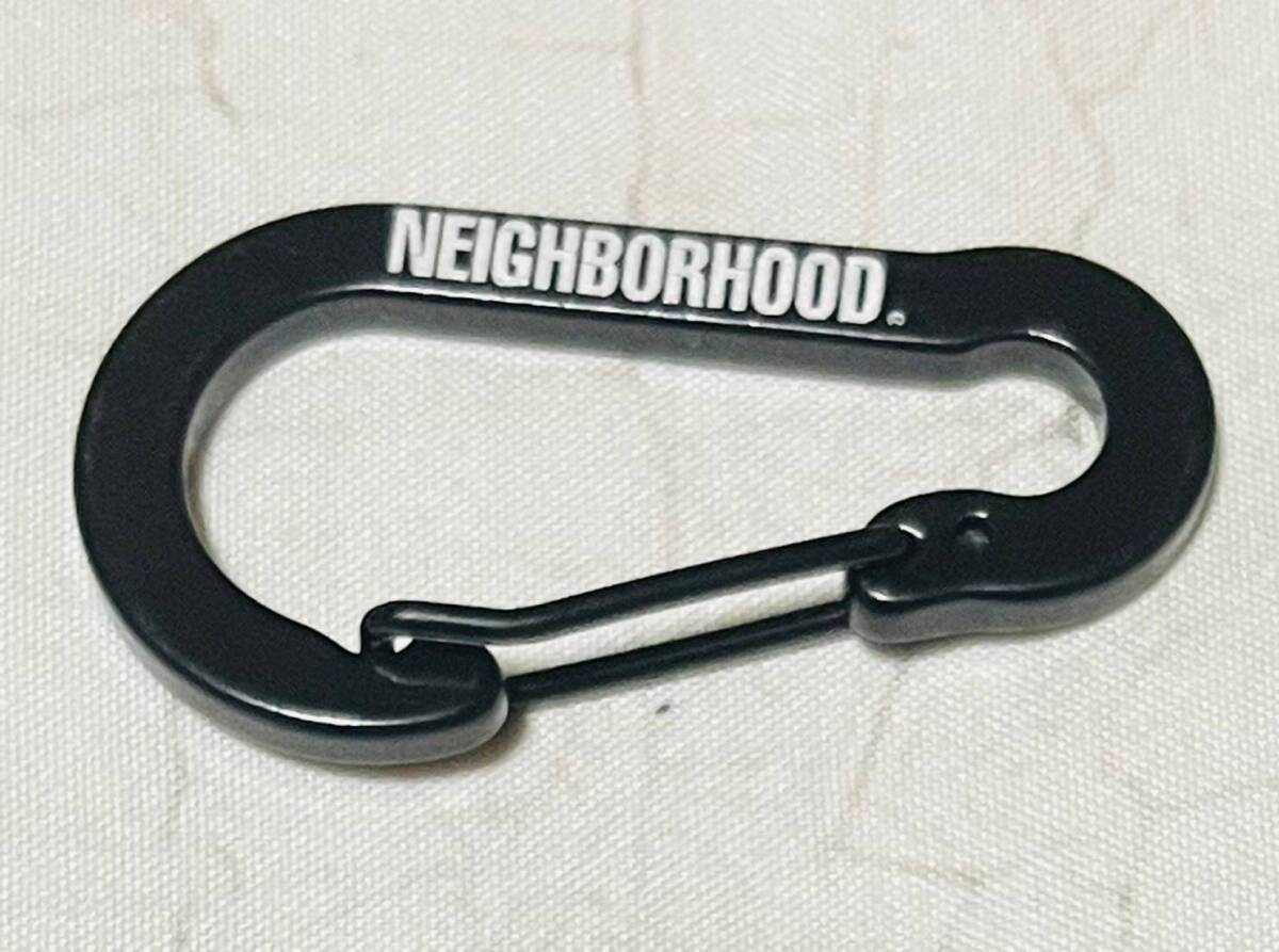 【NRIGHBOHOOD】カラビナ ネイバーフッド 新品未使用 キーホルダー ブラック_画像1