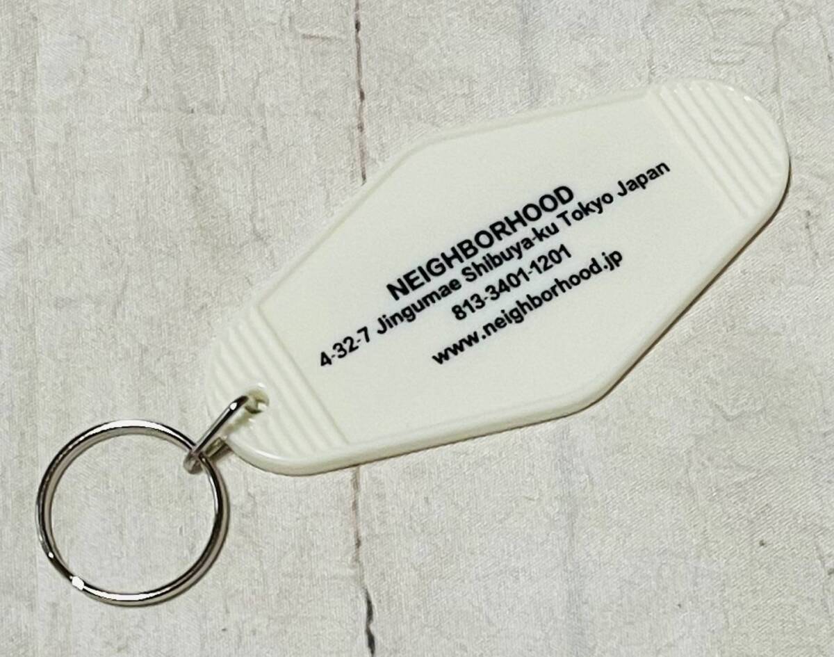 【NRIGHBOHOOD】キーホルダー ネイバーフッド 新品未使用 ホワイト_画像2