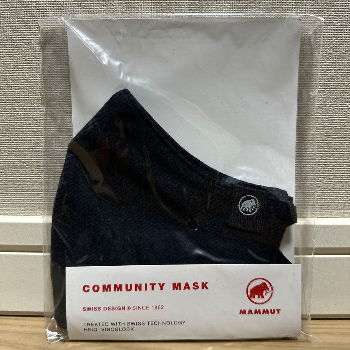 マムート コミュニティマスク ブラック Mサイズ MAMMUT Community Mask_画像1
