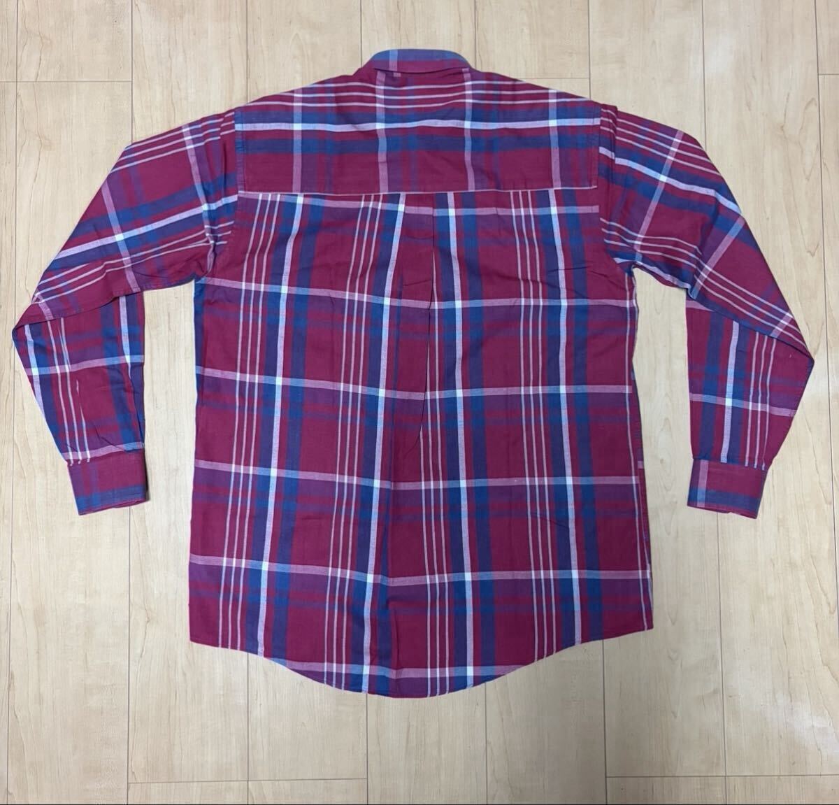 1円スタート BURBERRY バーバリー usa製 アメリカ製 長袖シャツ ボタンダウンシャツ シャツ チェック柄 長袖 チェックシャツ アメカジ_画像2