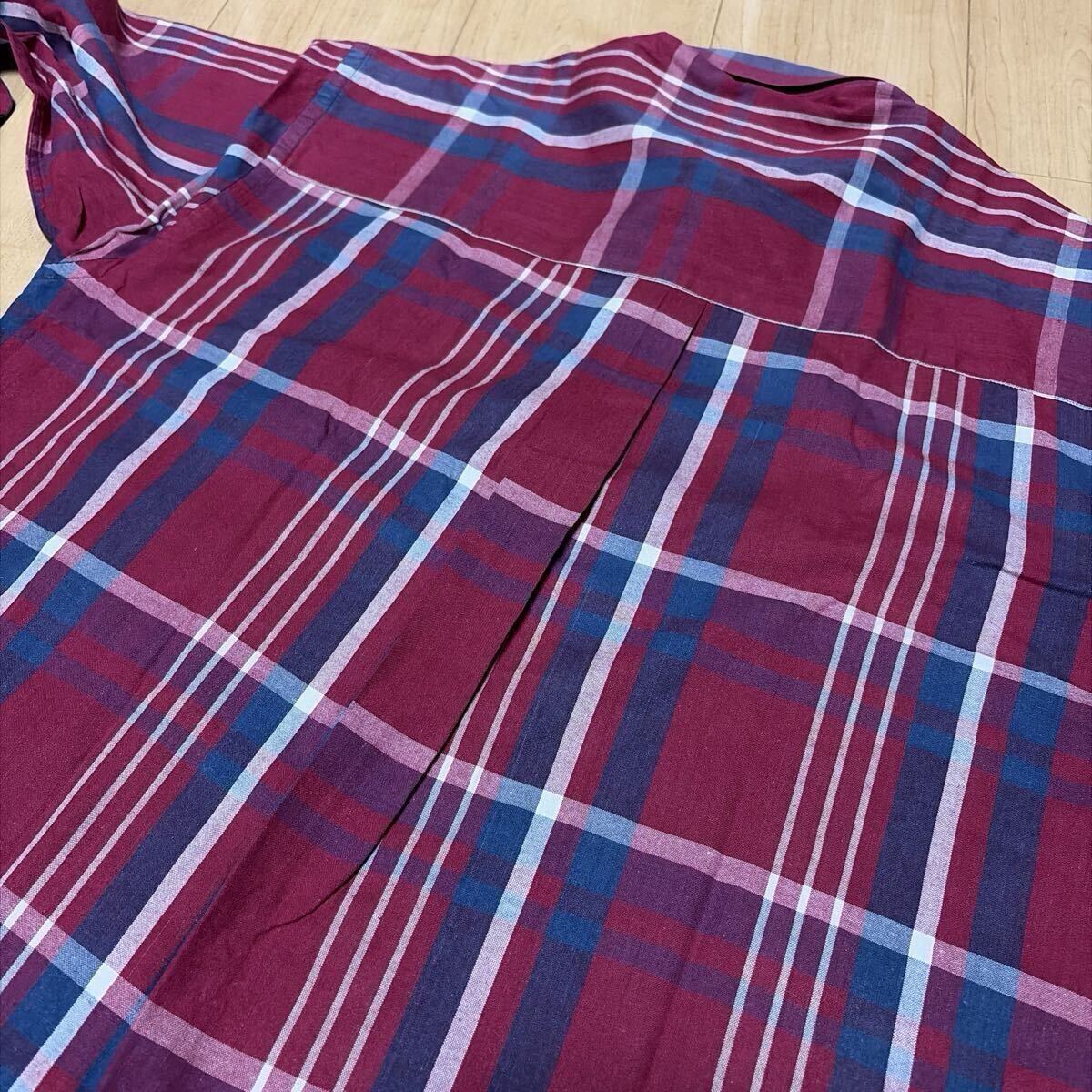 1円スタート BURBERRY バーバリー usa製 アメリカ製 長袖シャツ ボタンダウンシャツ シャツ チェック柄 長袖 チェックシャツ アメカジ_画像7