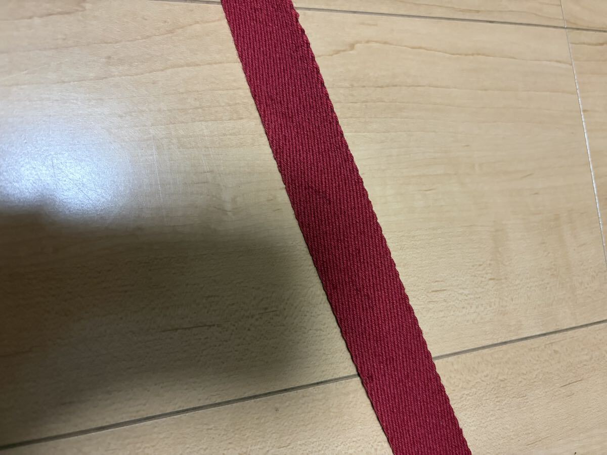 1円スタート dunhill ダンヒル ベルト レッド 赤 イタリア製 made in Italy_画像3