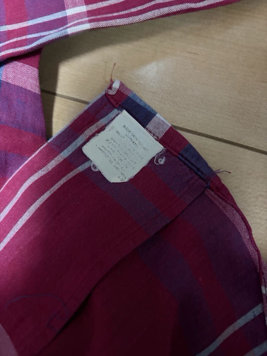 1円スタート BURBERRY バーバリー usa製 アメリカ製 長袖シャツ ボタンダウンシャツ シャツ チェック柄 長袖 チェックシャツ アメカジ_画像5