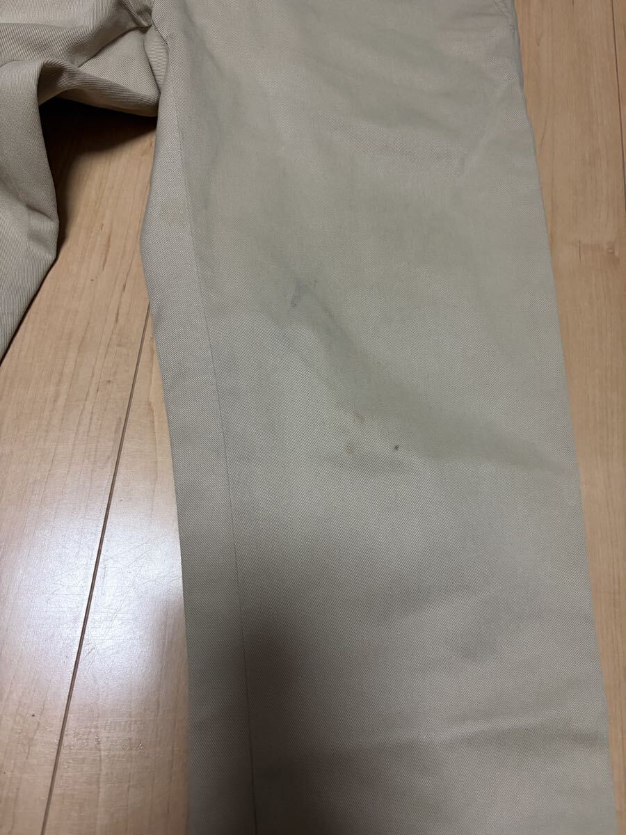 1円スタート Supreme シュプリーム ワークパンツ チノパン パンツ ベージュ CHINO 30_画像7