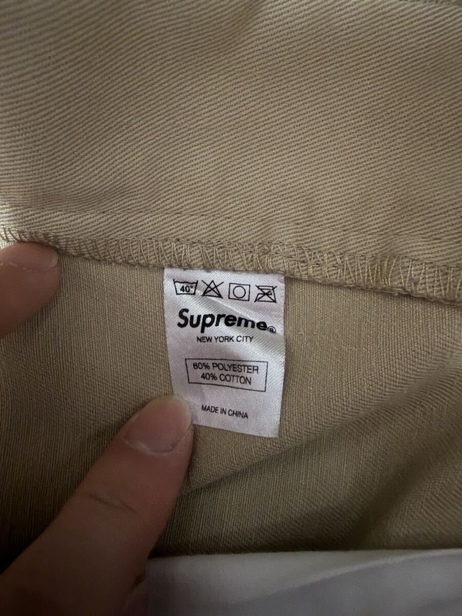 1円スタート Supreme シュプリーム ワークパンツ チノパン パンツ ベージュ CHINO 30_画像9
